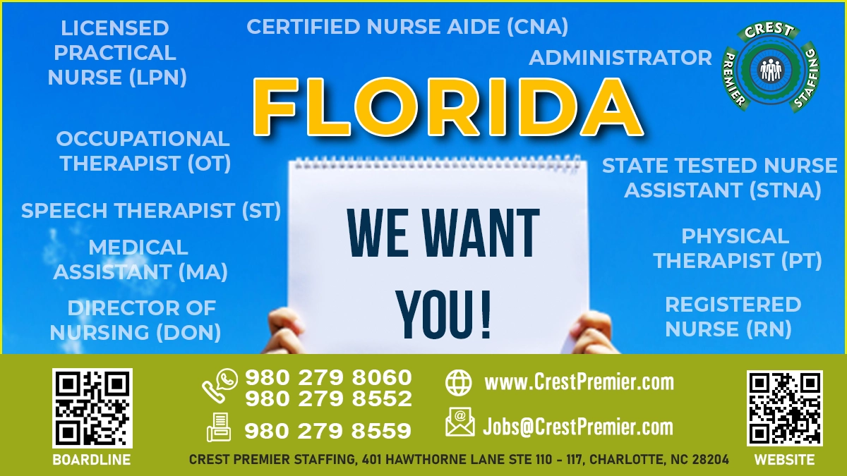 Nursing Job in Florida Crest Premier Staffing