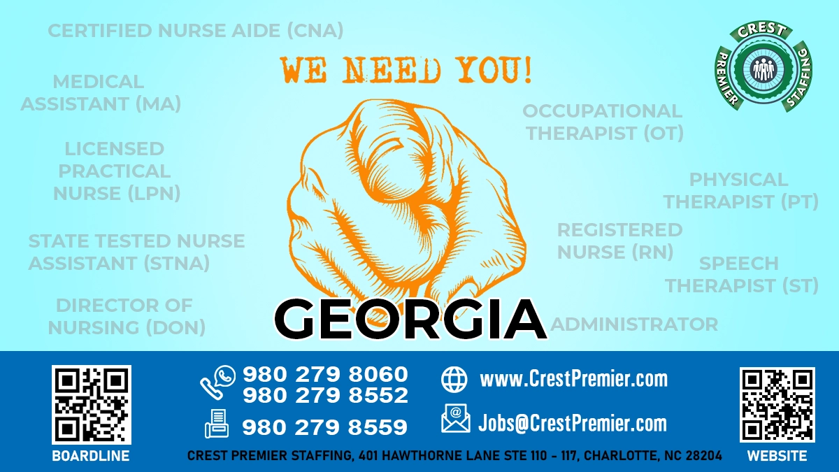 Nursing Job in Georgia Crest Premier Staffing