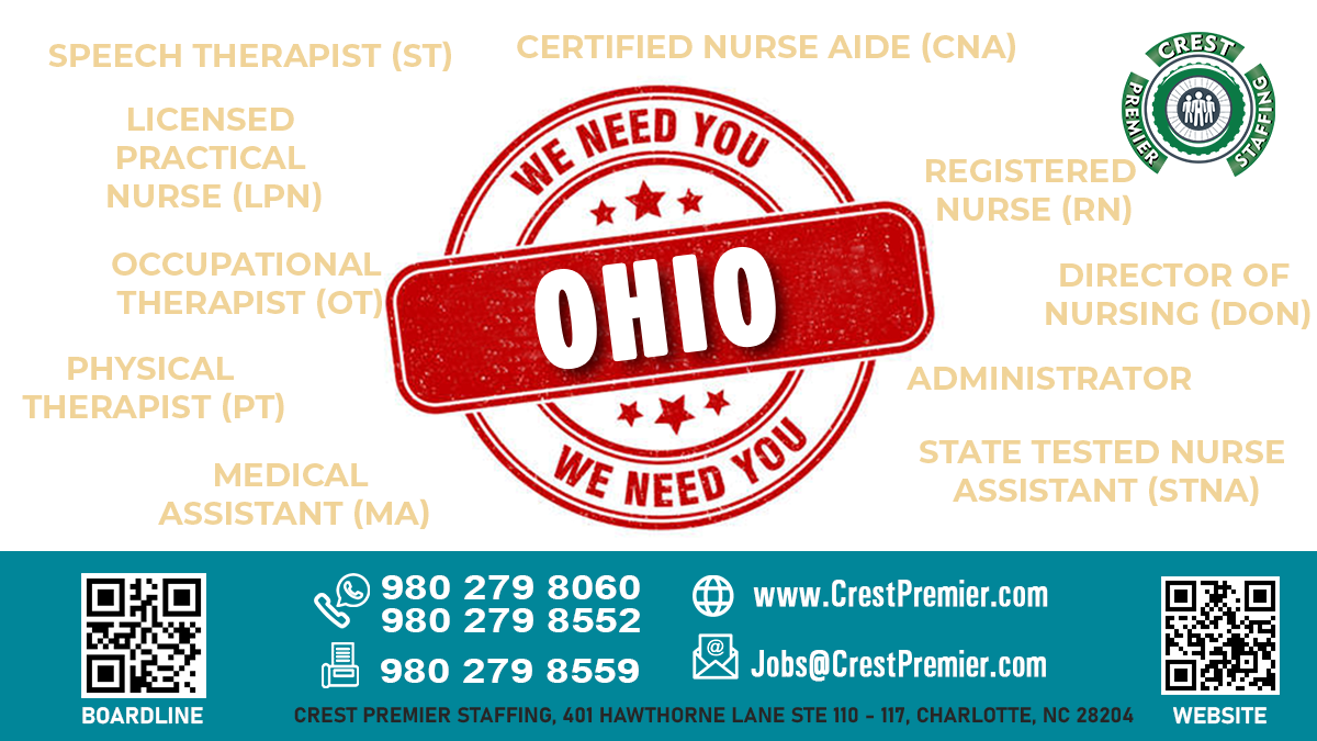 Nursing Job in Ohio Crest Premier Staffing