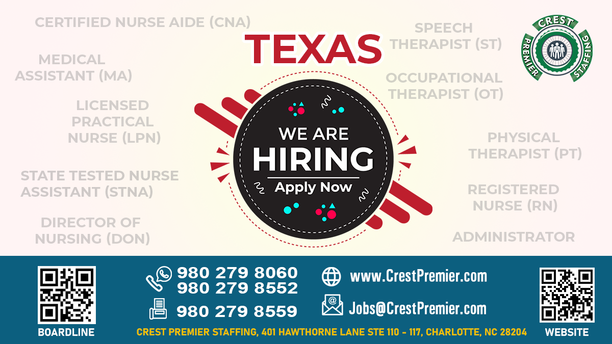 Nursing Job in Texas Crest Premier Staffing
